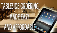 Tableside ordering made easy and affordable